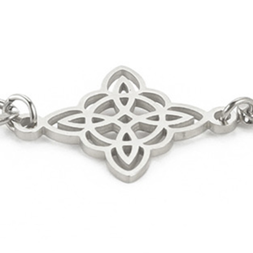 Witchcraft Celtic Knot Pendant Anklets Irish Witch Knot Foot Chain Summer Beach Shell Leg Bracelet For Women Girl Sandals Jewelr