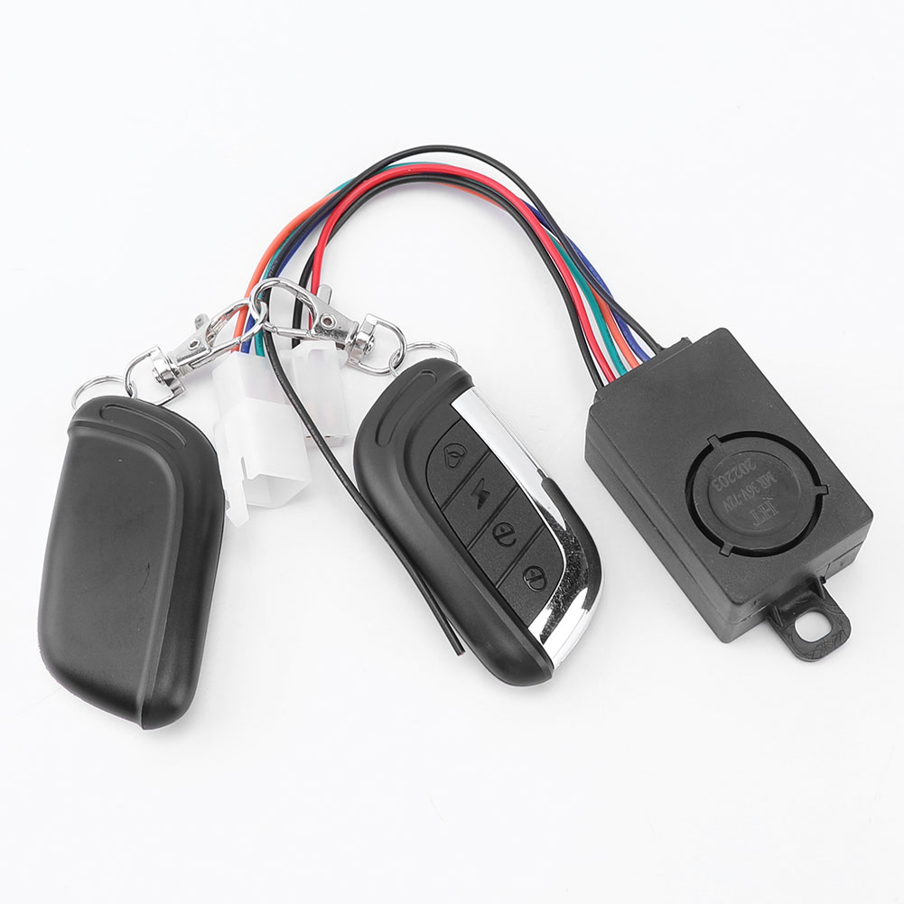 36-72V 125dB Anti-Theft E-bike Alarm System Smart Electric Scooter Bicycle Security Anti Lost Remote Control Detector Alarm