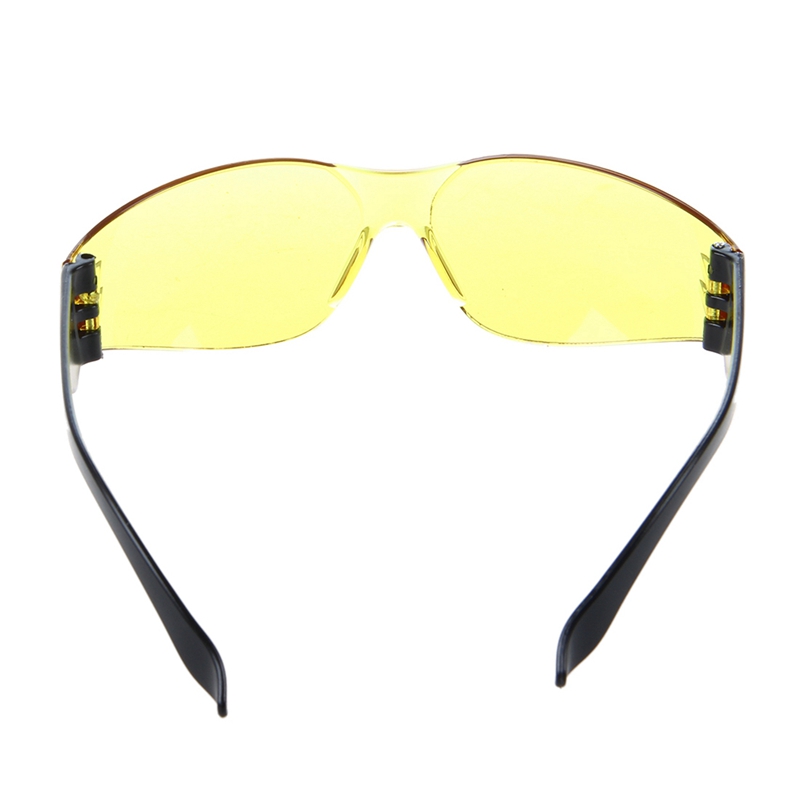 2X Yellow Clear Lens Indoor Outdoor Sports Safety Glasses Protective Eyewear