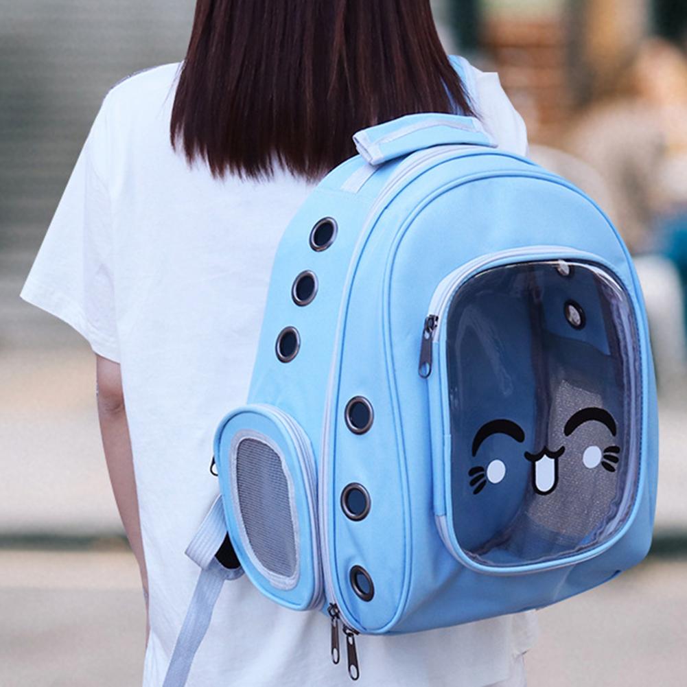 Pet Backpack Lovely Pet Cat Travel Carrier Backpack 12 Ventilation Holes Cat Bag