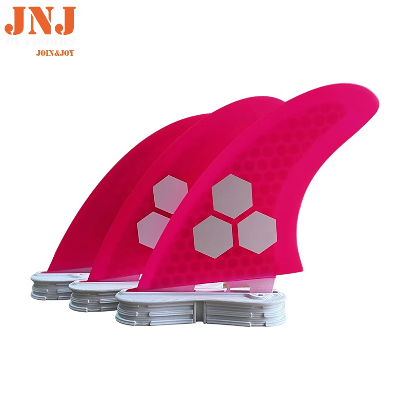 JNJ FCS II Pink 2025 new Surfboard Fins Mf Medium G5 Large G7 Thruster Made Of Fiberglass And Honeycomb - view 7