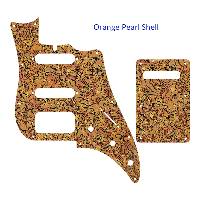 Fei Man Custom Guirar Parts - For US A Set 6 String James Tyler Guitar Pickguard And Back Plate,Multicolor Options