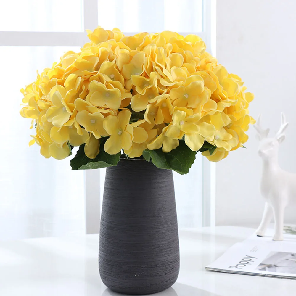 58cm Artificial Flowers Silk new Hydrangea for Wedding Home Party Hotel 2025 Living Room Table Accessories Decoration