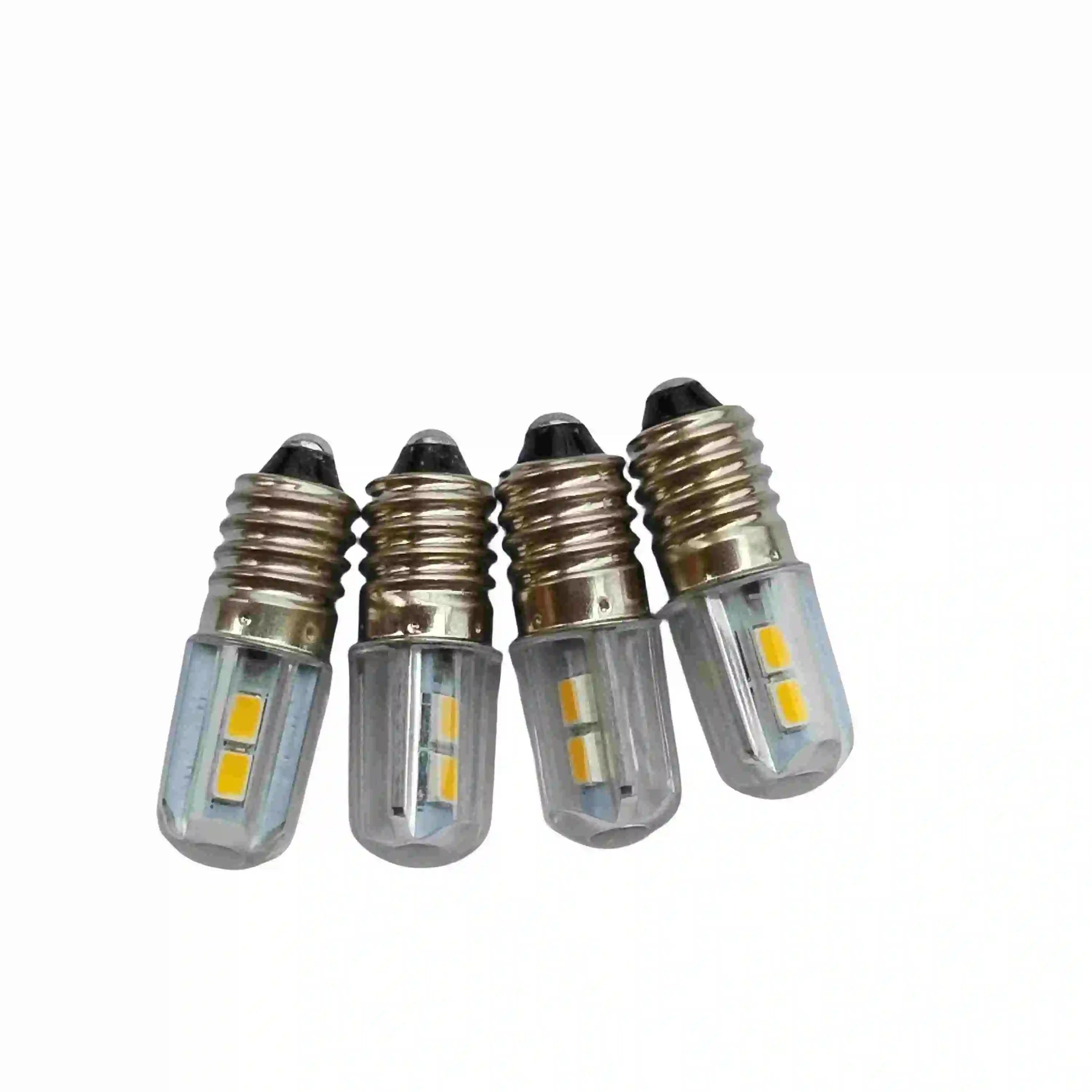 3V 3volt E10 Led bulb 3V Upgrade Bulbs 4LED Lamp Replacement for Torch Flashlight Headlight Motor Bicycle LED bulbs