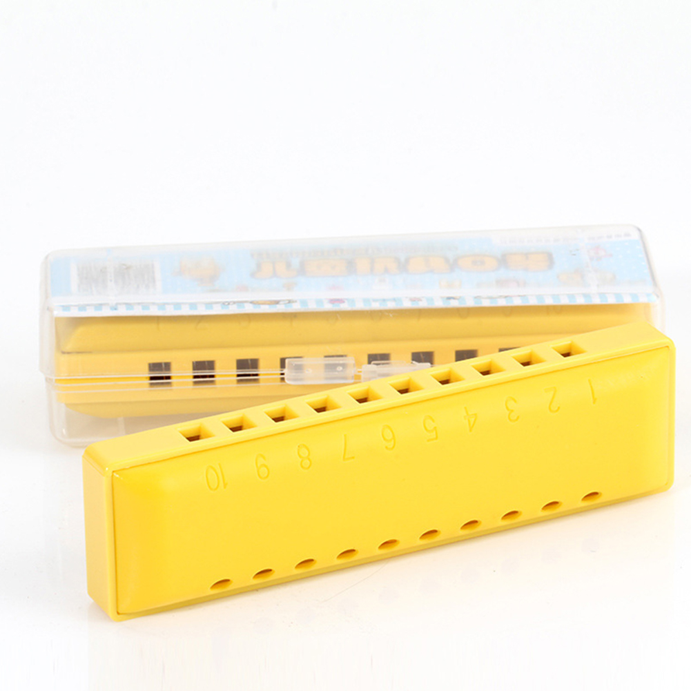 10 Holes Harmonica Mouth Organ C Tune Plastic Colorful Beginner Children Gift 10 * 3 * 2 Cm Musical Instruments