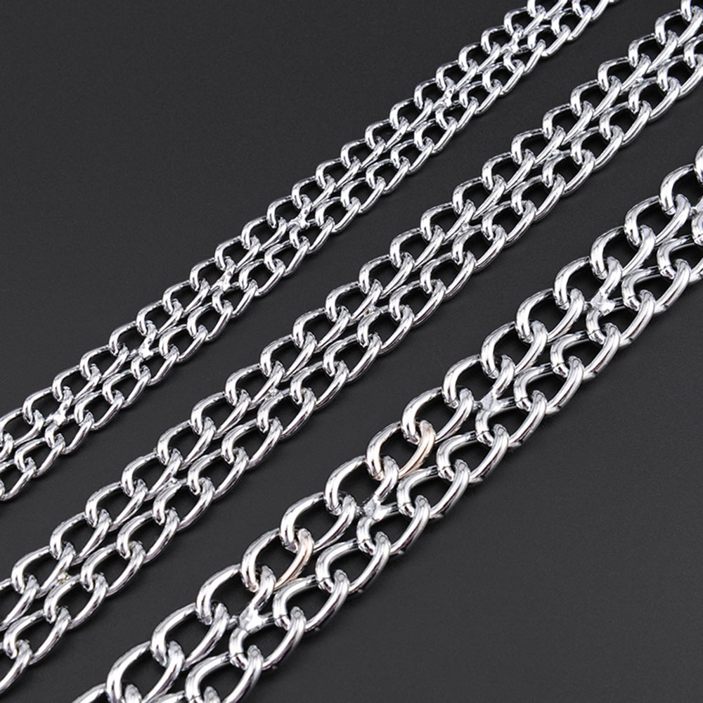 Dog Choke Training Collar Dog Choke Collars for Dogs Heavy and Duty Double Row Slip Chain P Chain Collar for Medium Large Dogs