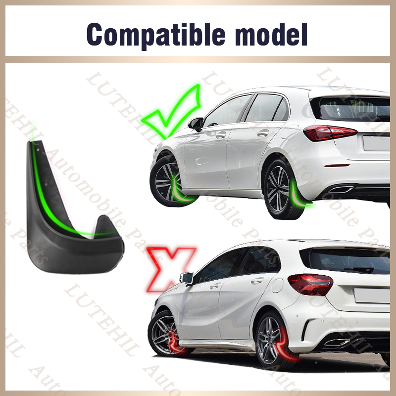 2pcs/4pcs Universal Mud Flaps Mudflaps Splash Guards Mudguards Front For C30 S40 S60 S70 S80 V40 V50 V60 V70 XC70 XC90