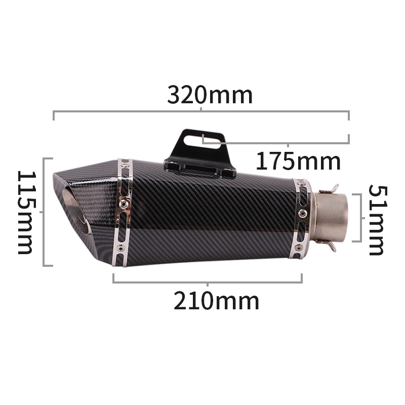 Motorcycle Full System Exhaust Escape Modify Front Link Pipe Moto Muffler DB Killer For CFmoto NK250 NK250SR NK300 NK300SR 300SR