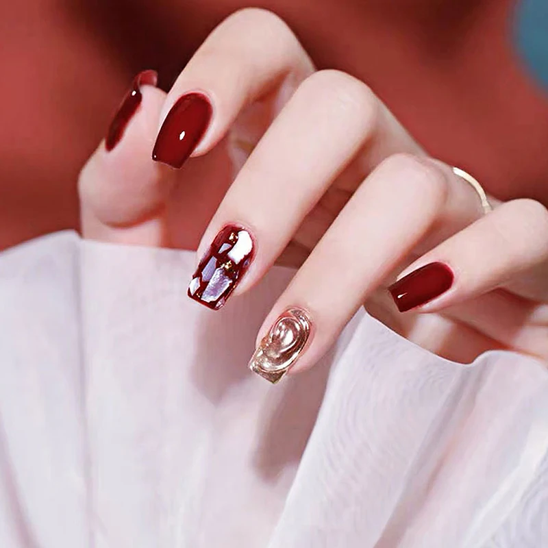 Manicure photo lace decorative cuff double layer mesh horn sleeve Nail Showing Posing DIY Shooting Background Prop 5