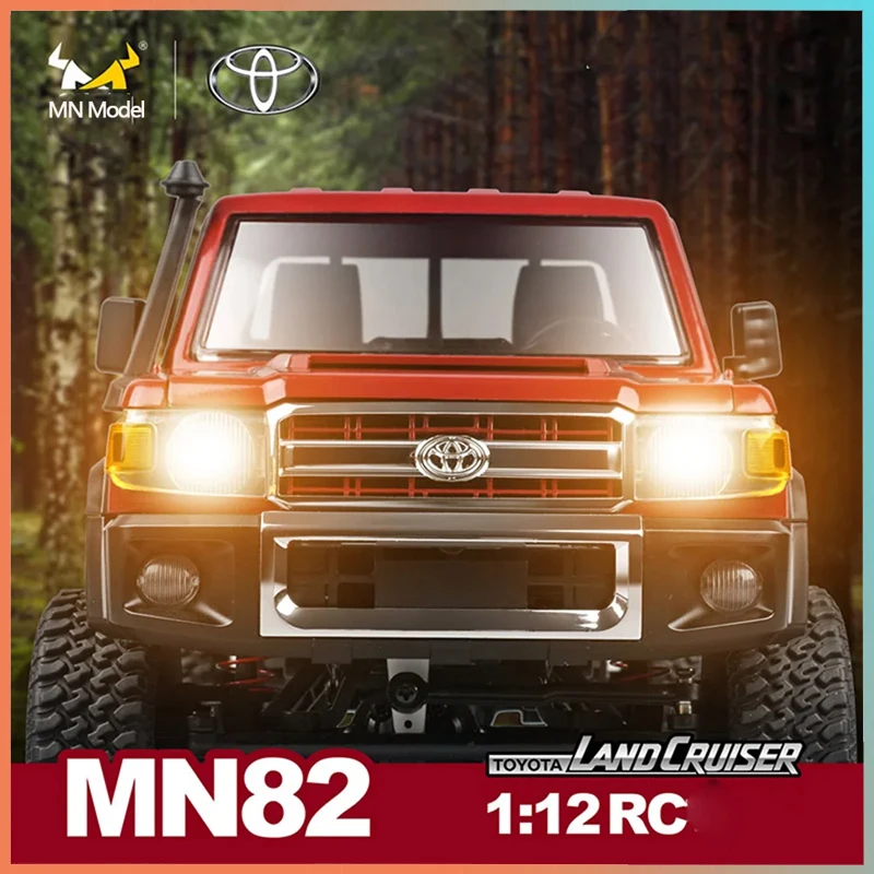 New 2023 Mn82 1:12 Remote-controlled Model Car Rc Climbing Off-road Vehicle Lc79 Large Pickup Truck Adult Toy Gift WLtoys