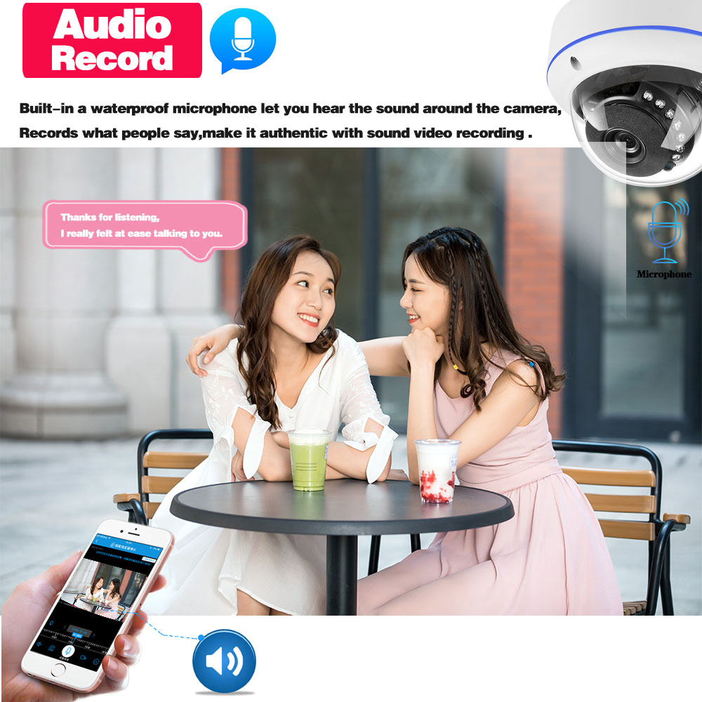 4K Dome CCTV Surveillance Security External IP POE Camera System Kit Home Street Monitoring 10CH NVR Recorder 8CH POE NVR Kit