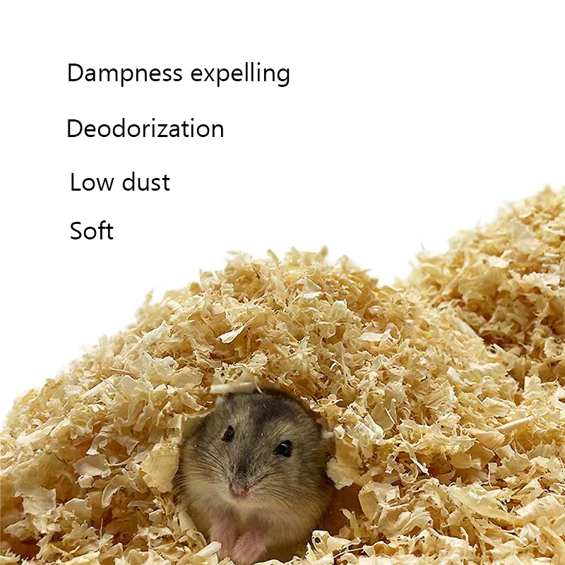 Hamster Sawdust Sterilize Deodorize Fluffy Log Sawdust Dry Warm House Padding Material Small Animal Nest Decorate Accessories