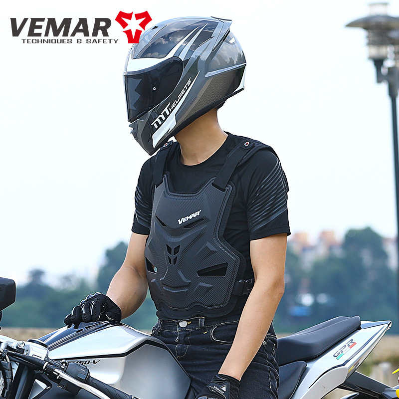 Vemar Off-road Motorcycle Body Armor Clothing Riding Racing Anti-Fall Motocross Chest Protector Hemp Rope Pattern Armor Men