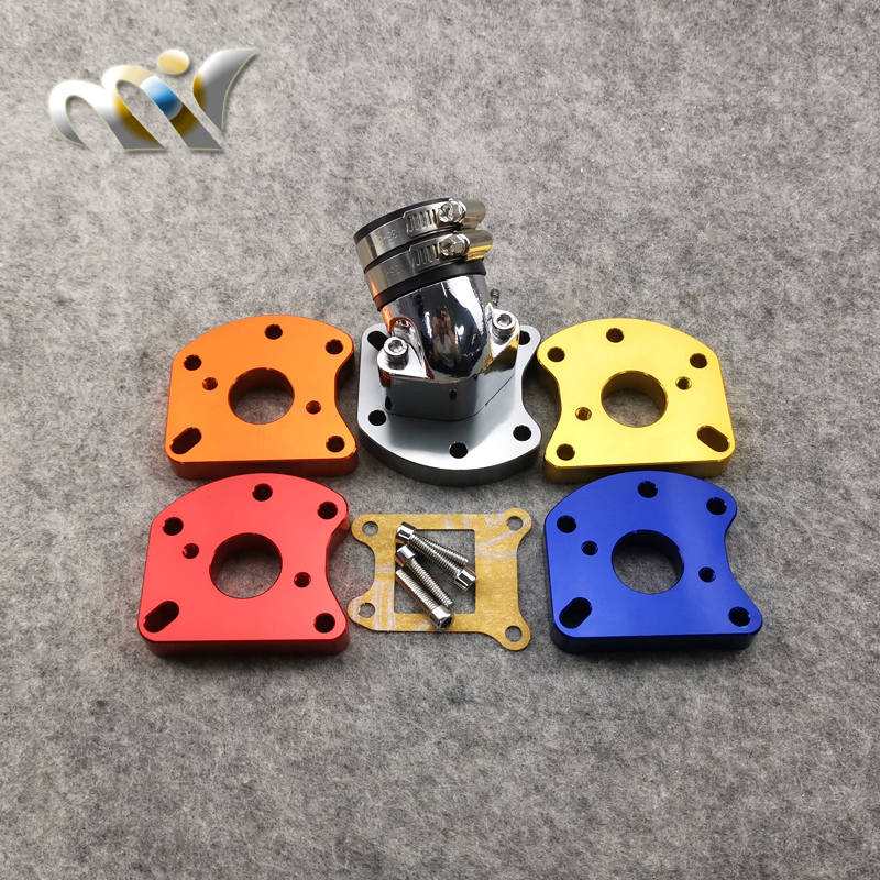 For Honda Dio50 ZX DIO 50 Utor28 Af34 Af35/38 Scooters Refitting General-Purpose Aluminum Increase Carburetor Intake Manifold Interface