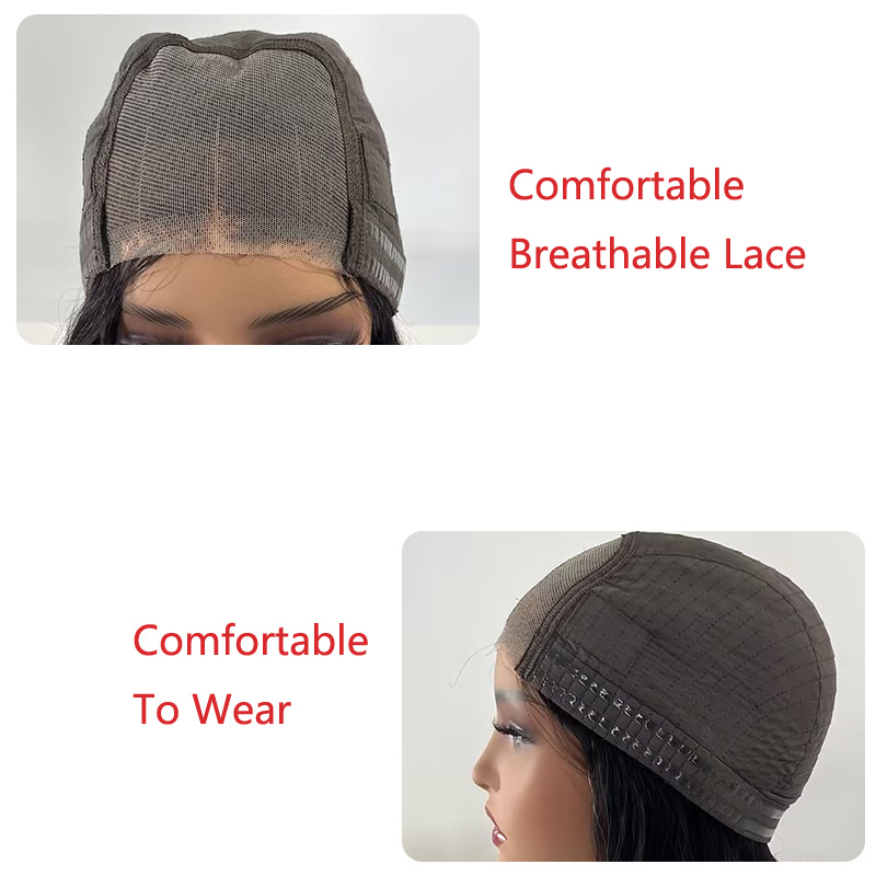 Brazilian 100% Human Hair 4X4 Lace Bob Glueless Wig Silky Straight 150% 180% Density Peruvian Malaysian Hair Products 10-18inch Middle Part