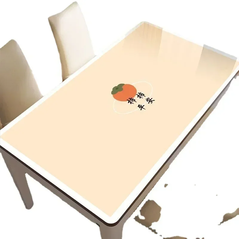 Table Protector Cover Transparent Mantel Antimanchas Impermeable Tela Decoration Mariage Maison TPWB01