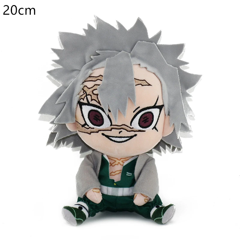20CM New Product Japanese Anime new Ghost Slayer: Blade Plush Doll Tanjiro 2025 Nezuko Game Peripheral Children's Doll Kawaii Pillow