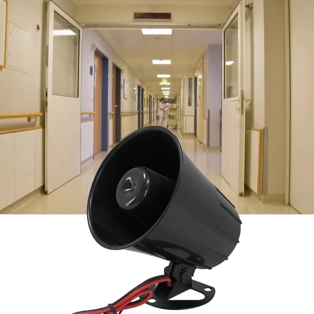 125dB Loud Alarm Siren Electric Horn Universal for Car Motorcycle Truck 12V 24V