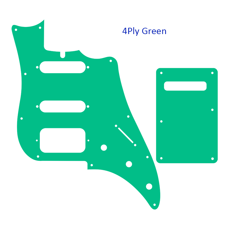 Fei Man Custom Guirar Parts - For US A Set 6 String James Tyler Guitar Pickguard And Back Plate,Multicolor Options