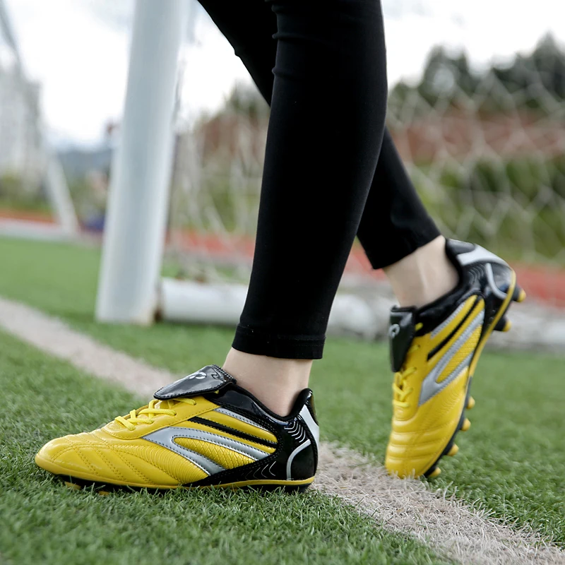 Original Men Soccer Shoes AG/TF Youth Football Boots Breathable Comfortable Non-Slip Athletic Training Cleat Shoe Unisex Sneaker
