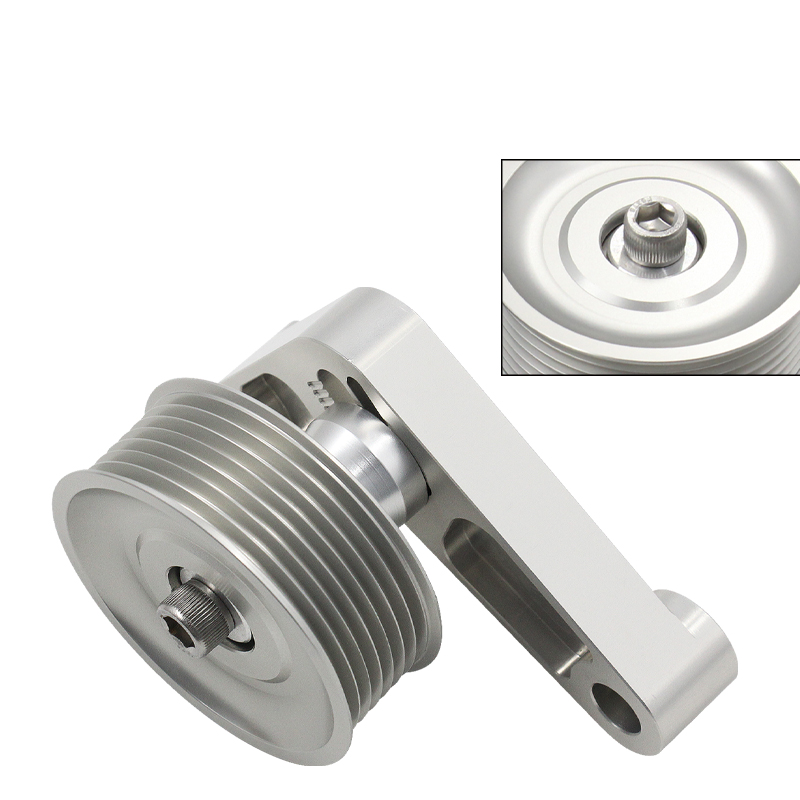 Adjustable EP3 Pulley Kit For Honda 8th 9th Civic All K20/K24 Engines with Auto Tensioner Keep A/C Installed