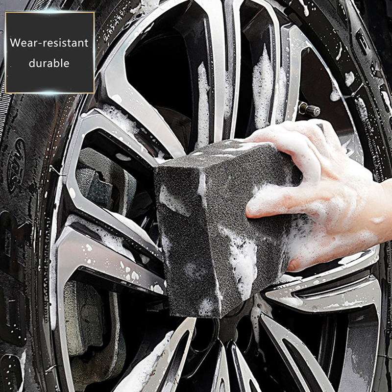 Car-Washing Sponge Black Car Wash Sponge Glass Washing Cleaner Foam Produce Automobile Clean Tool Sponge Durable