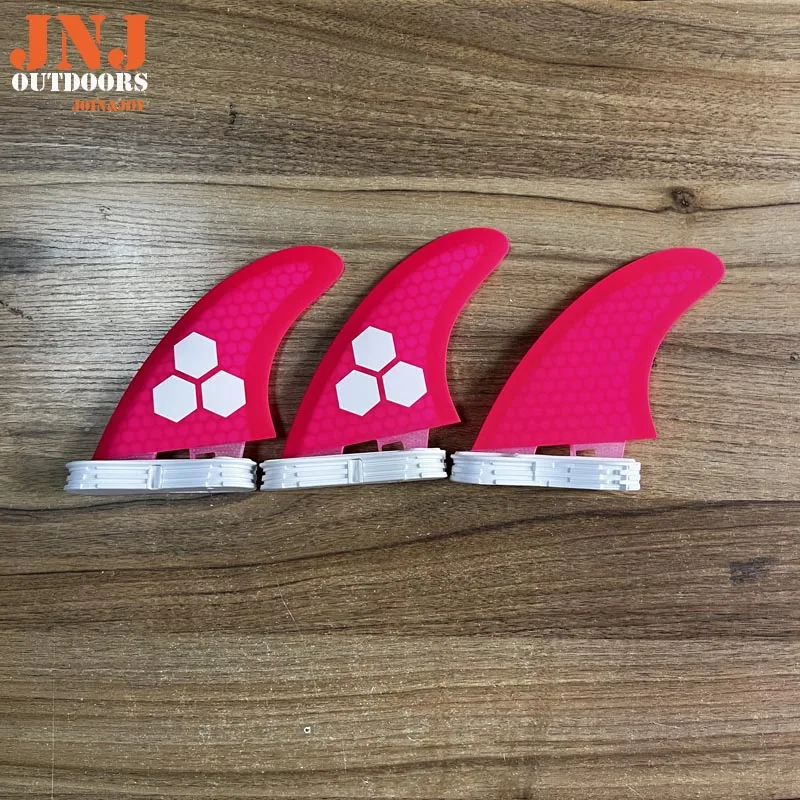 JNJ FCS II Pink 2025 new Surfboard Fins Mf Medium G5 Large G7 Thruster Made Of Fiberglass And Honeycomb - view 6