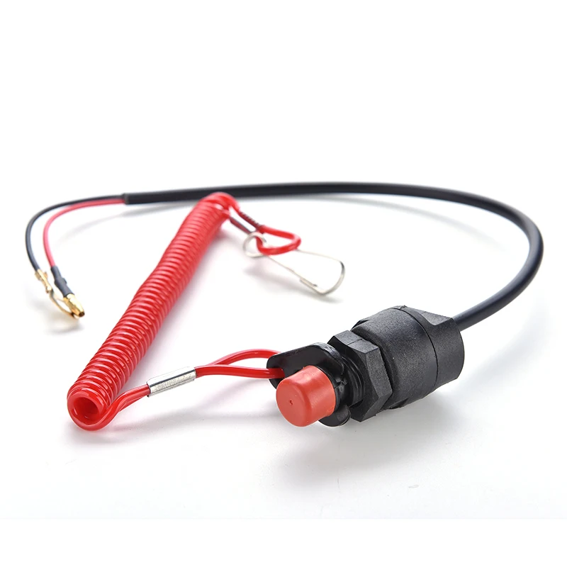 Outboard Engine Motor Scooter ATV Kill Stop Switch Safety Tether Cord Lanyard High Quality And Brand New On Sales Now