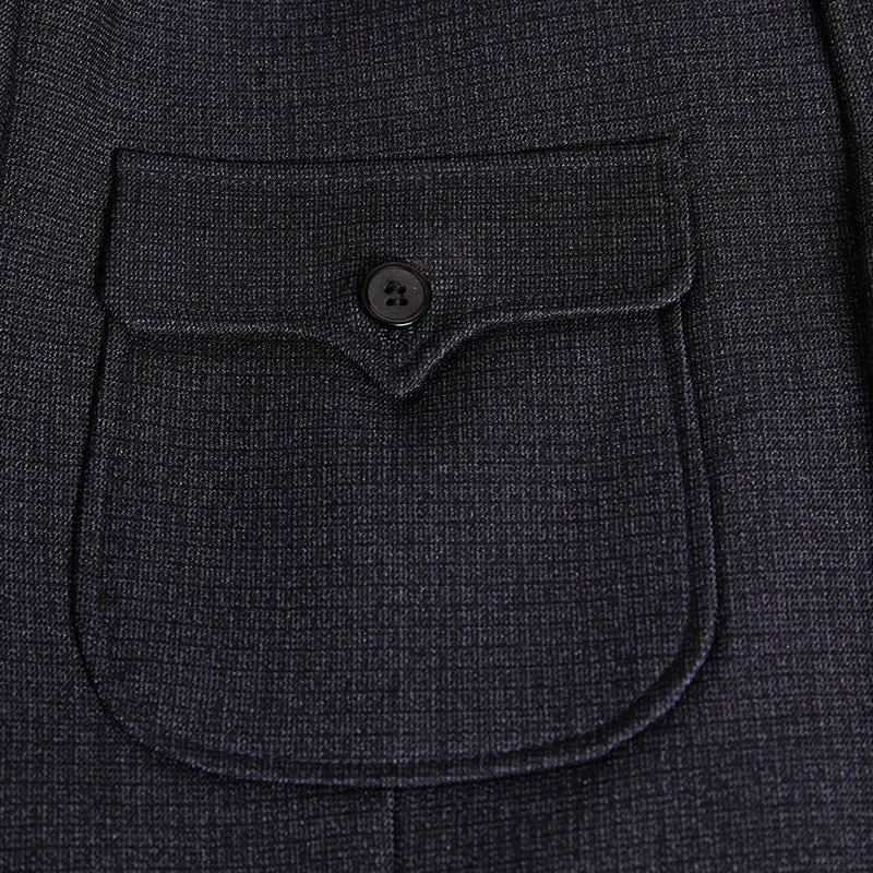 Men Mao Suits Jacket Chinese Tunic Suit Male Mandarin Wing Collar Blazer Sun Yat Sen Suit Zhongshan Coat Man Classical Blazer 240507
