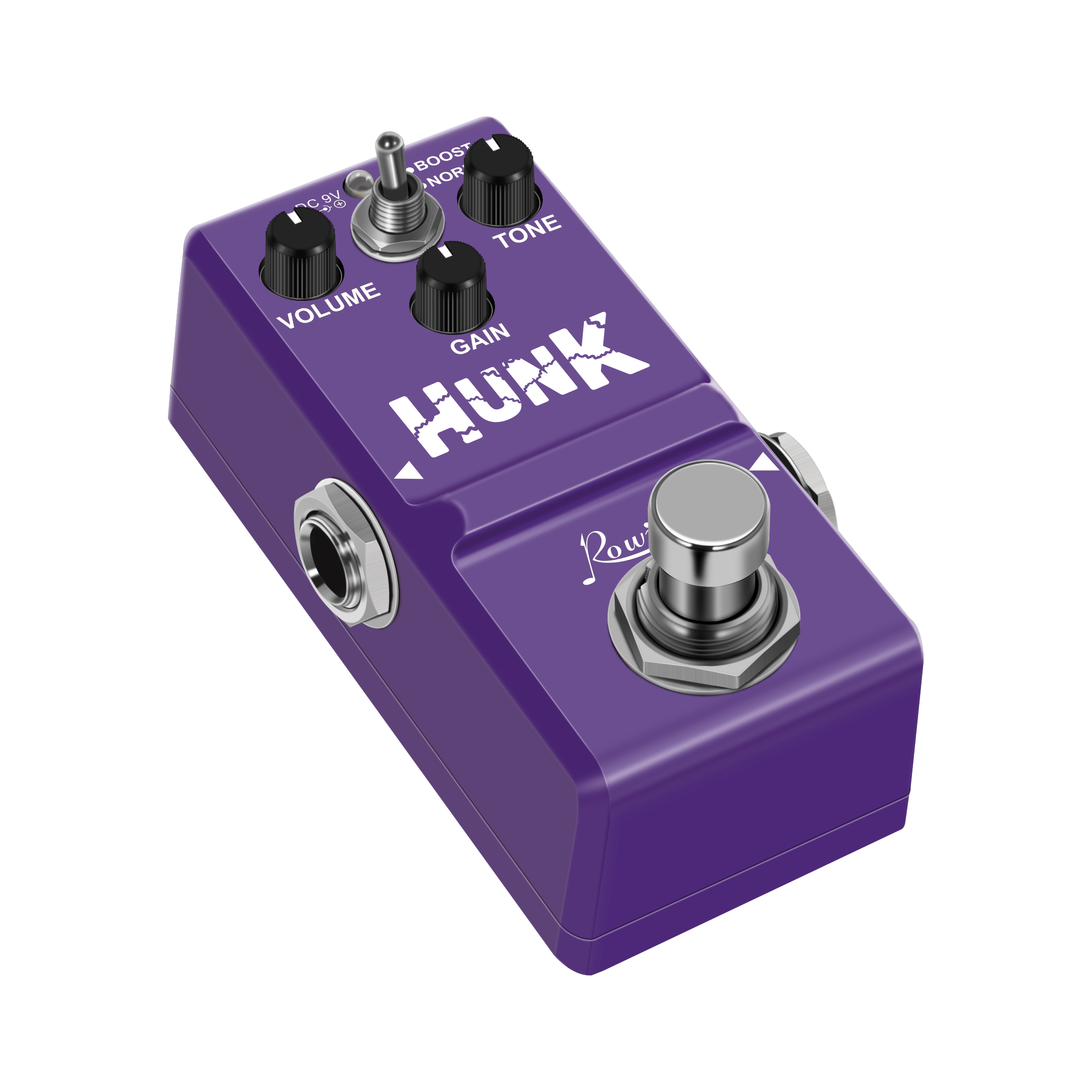Rowin LN-301B Guitar Pedal Mini Size Classic British Style HUNK Effect Pedal