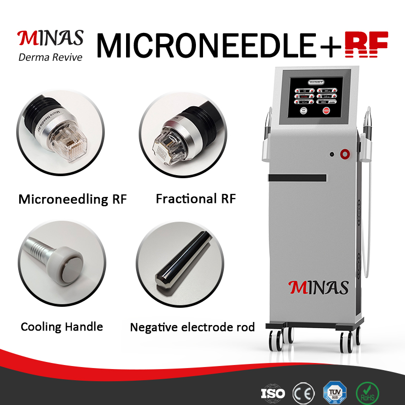 Microneedle RF Machine Radio Frequency Fractional SFR MFR Skin Microneedling Wrinkle Removal Device 2 Years Warranty