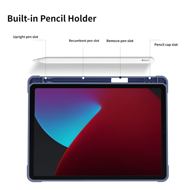 Case for iPad new Air 1 Air 2 A1474 2025 A1475 A1566 A1567 Smart Cover with Pencil Holder iPad 9.7 5th 6th Gen 2017 2018 Funda coque capa