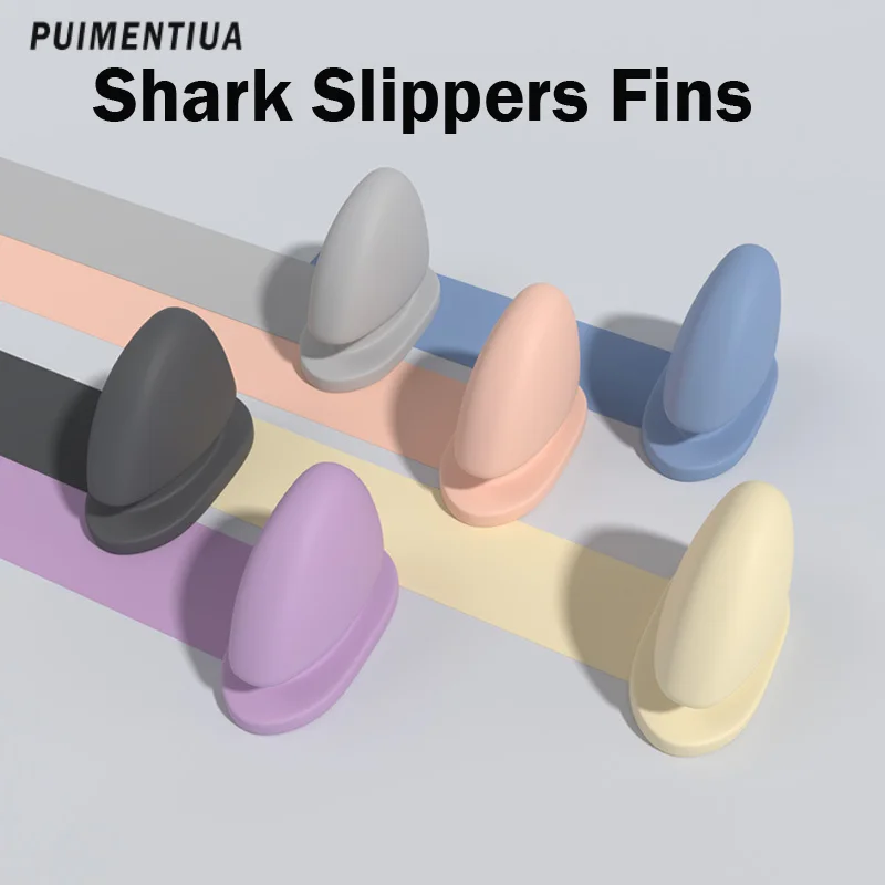 2pcs Summer Eva Shark Slides Diy Fins Charms Buckle Accessories For Shark Slippers Women Men Funny Charms Sandals Decoration