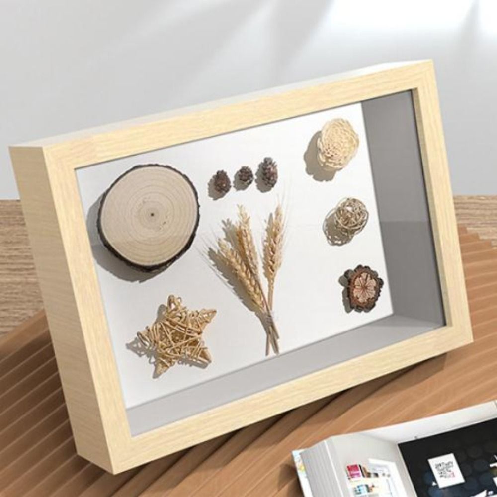 Medals Range Deep Flower Shadow Specimen Dried Photo Frame Display Box Picture Memory Case H260306