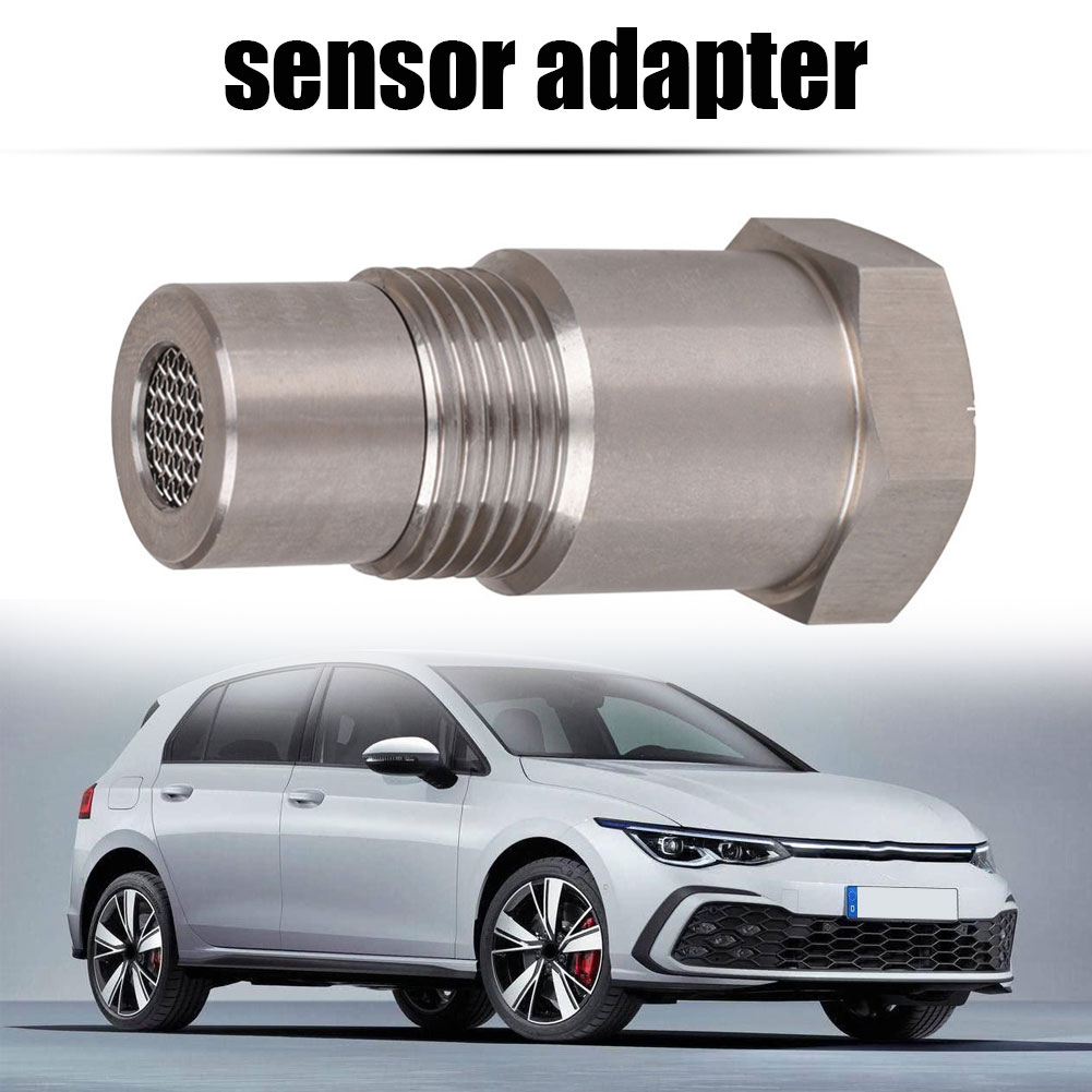 30-1PCS O2 Oxygen Sensor Spacer O2 Sensor Extender Adapter M18X1.5 Mini Catalytic Converter CEL Eliminator Check Engine Light