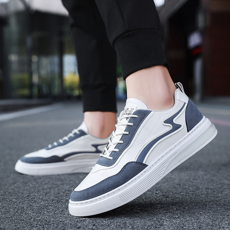Breathable for Men Outdoor Sport Running Women Genuine Leather Sneakers Light Casual Anti-skid Walking Shoes d1af