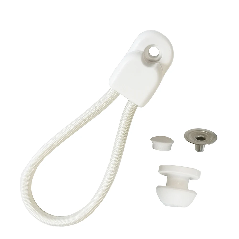 6 or 10 Sets Stayput Shock Cord Loop Bungee Clip Pull Tie Down Tarp Canvas Knobs for Marine Truck Car RV Boat Covers