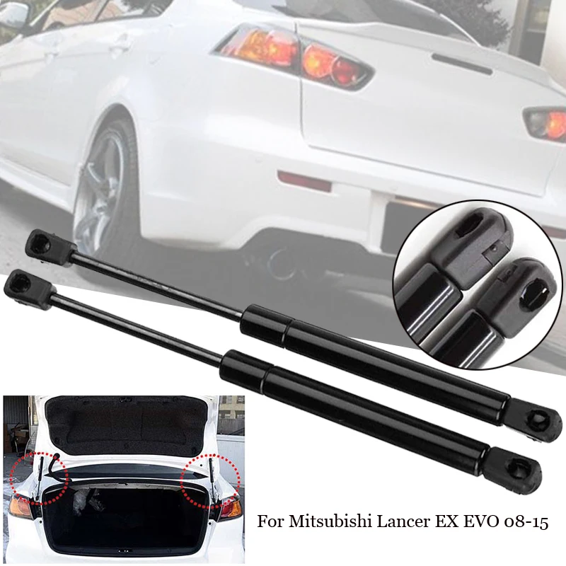 2pcs Car Tailgate Rear Trunk Lift Struts For For Mitsubishi Lancer EX EVOs 2008-2015 Tailgate Boot Shock Lift Strut Support Bar