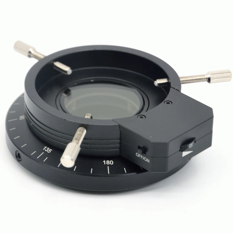 FYSCOPE Microscope Ring Light Illuminator 16pcs Microscope polarized LED ring light Microscope Ring Lamp Polarized lights