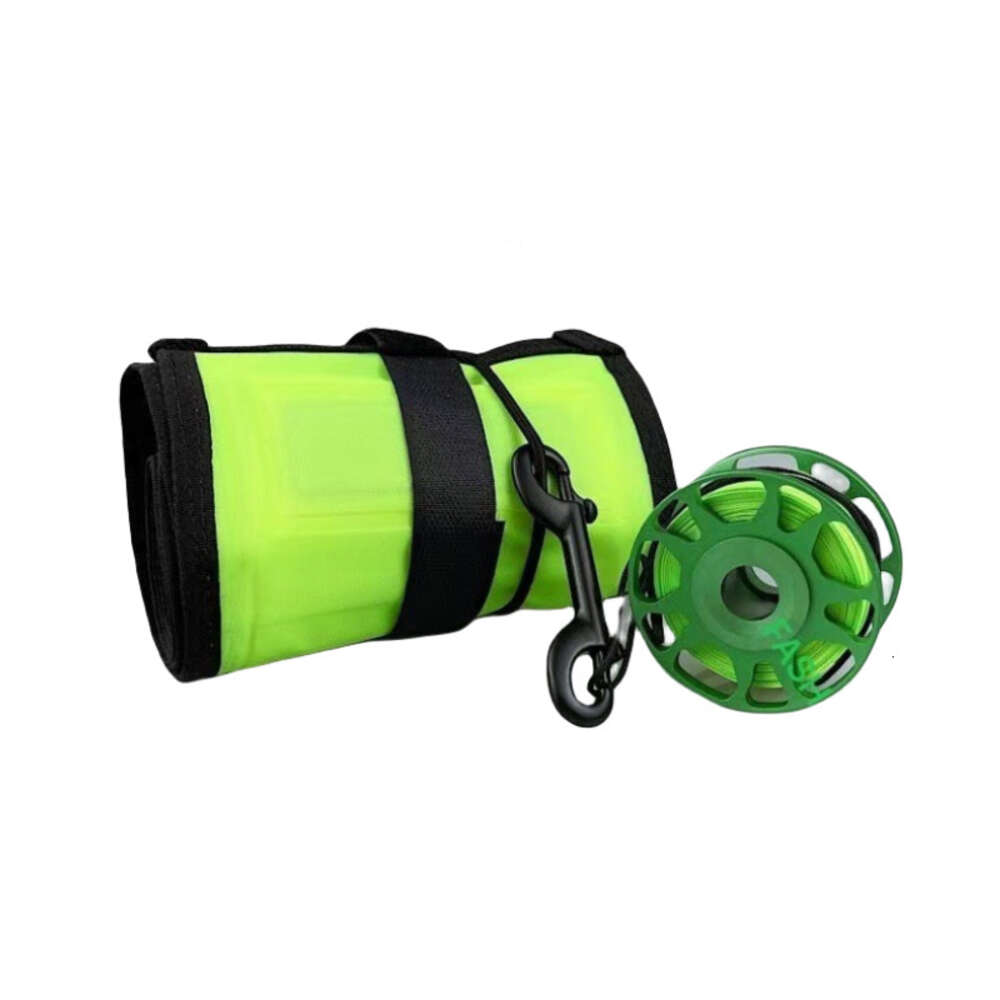 Ddmytiger Diving Nylon SMB Elephant Pull Buoy Set With M Deep Positioning Warning And Meter Line Wheels H