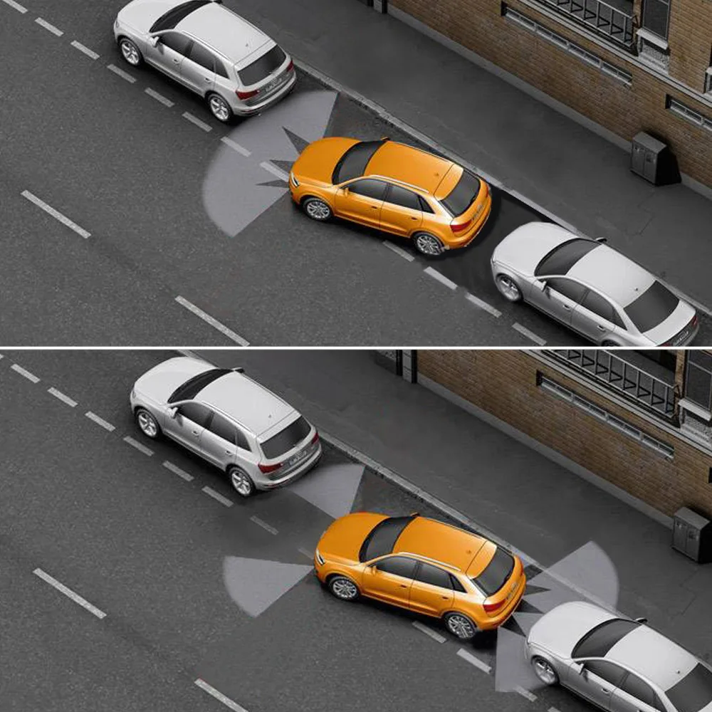 8 Parking Sensor Parktronic Car Automobile Reversing Backup Radar Electronics Rear Auto Detector Backing Assistance Kit Buzzer