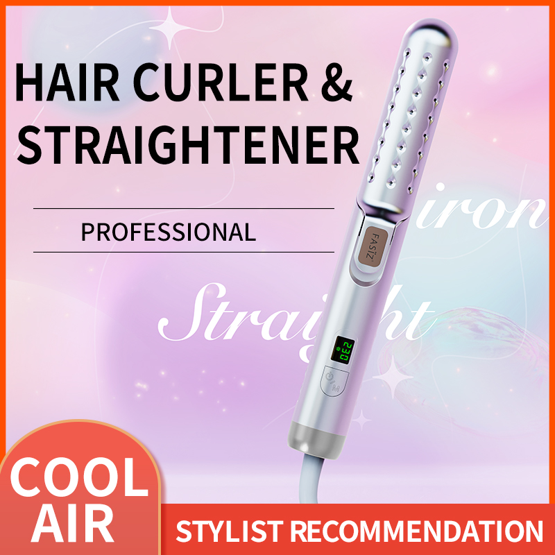 MKJS hair curlers iron 3D floating panel effectively avoid overheat damage hair curler & straightener