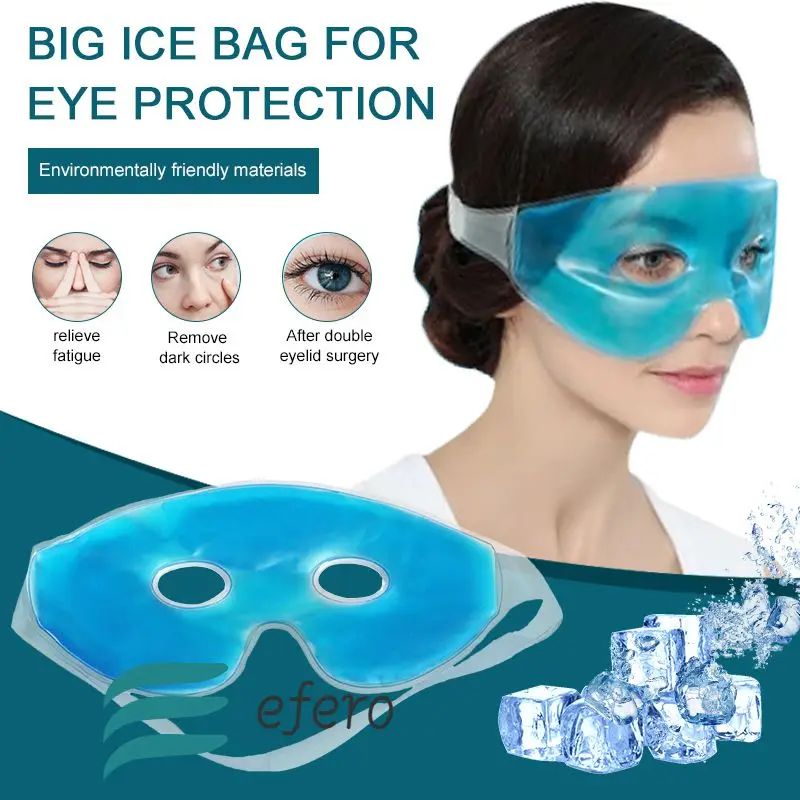 Cooling Ice Eye Mask Fatigue Relief Remove Dark Circles Cold Sleep Eyes Care Relaxing Gel Pad TSLM 5