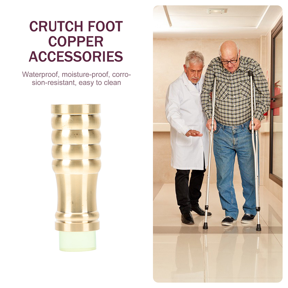 3 PCS Boots Elder Collapsible Walking Stick Cane Bottom Rubber Foot Cover Crutch