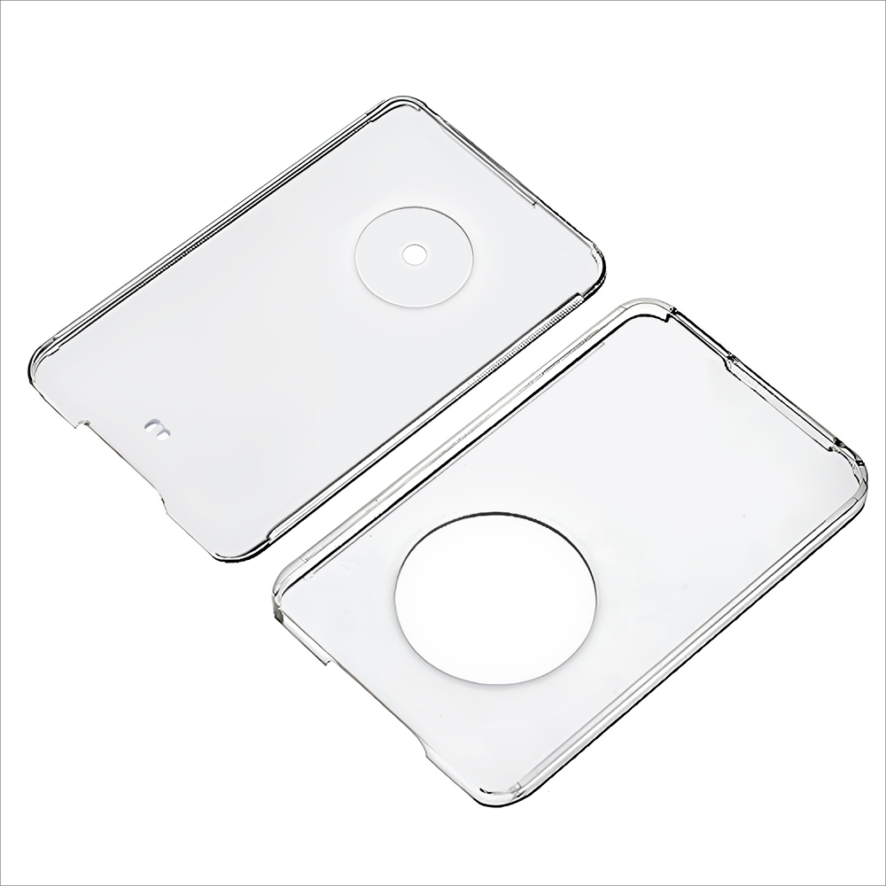 Hard Clear Crystal Case Cover for Apple iPod Classic 6th 7th 80GB 120GB Thin 160GB with Protective Film(10.5mm Thickness