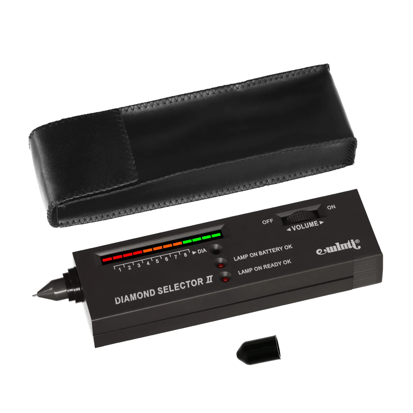 Diamond Tester Pen High Accuracy Diamond Selector Detector Jewelry Testing Tool with Case for Novice Expert
