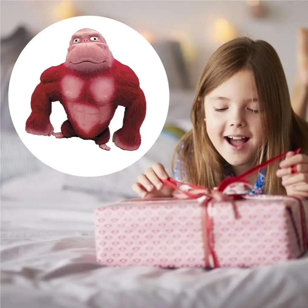 Monkey 2025 Doll new Craftsmanship Kids Accompany Latex Toys Jungle Style Multicolored Gorilla Toy Animal Figurines Anime Figure