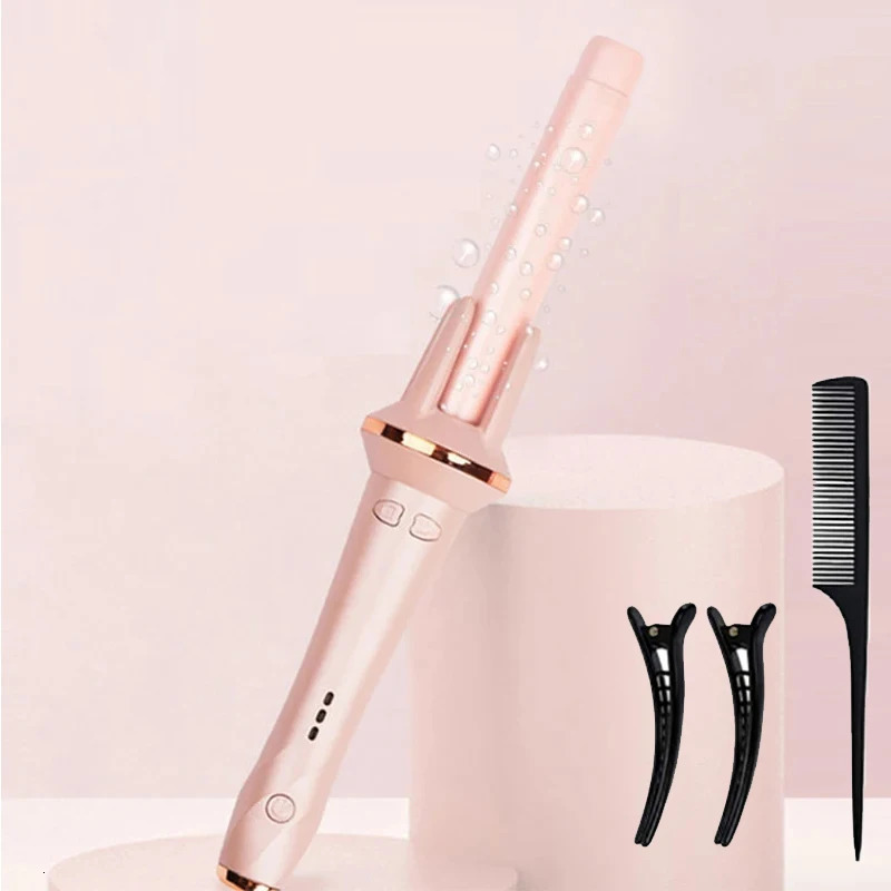 Automatic Hair Curler 360 Degree Rotating Curling Iron Professional Ceramic Care Roller Curling Negative Ion Perm Curling Iron 240521