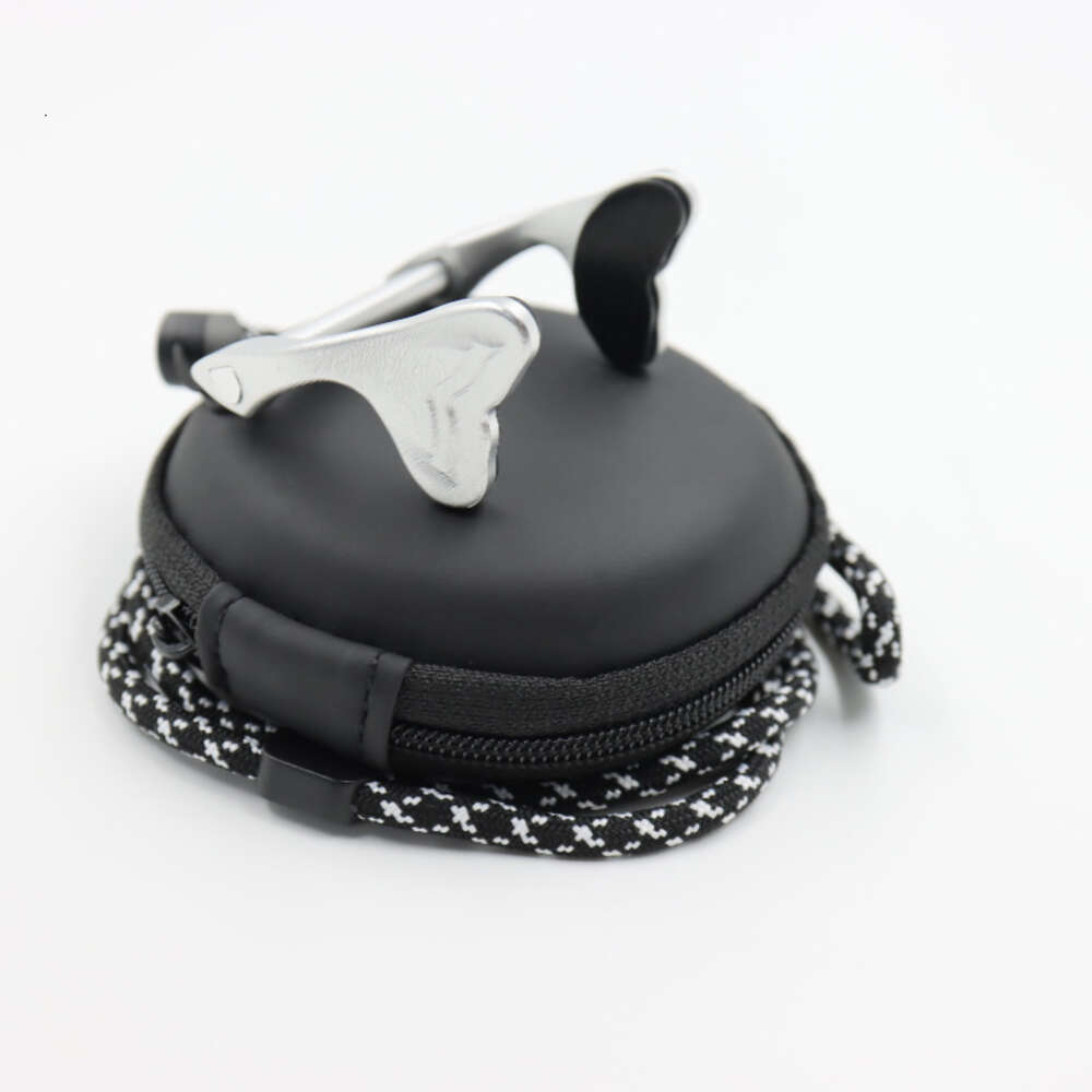 Ddmytiger Swimming Anti Choking Multi Color Professional Free Diving Aluminum Alloy Nose Clip Rope Storage Box