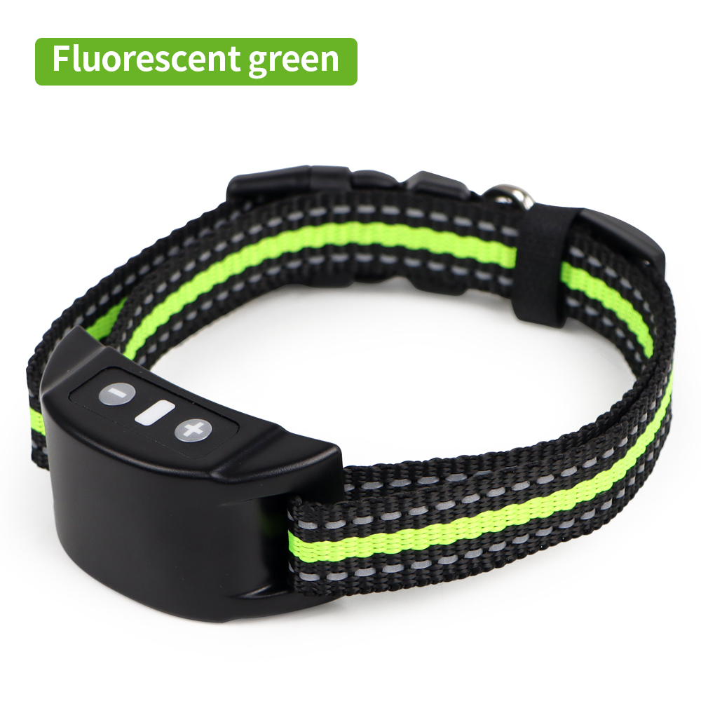 USB Rechargeable Dog Training Collars Auto Anti-Bark Collar Safety Static Shock 7 Sensitivity Level Nylon Collar Pet Supplies